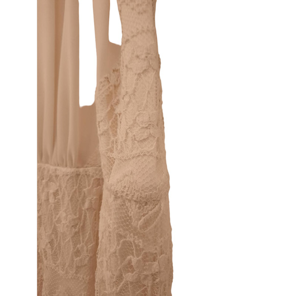Rewind Lace Off-White Sleeveless Dress - Picture 5 of 5